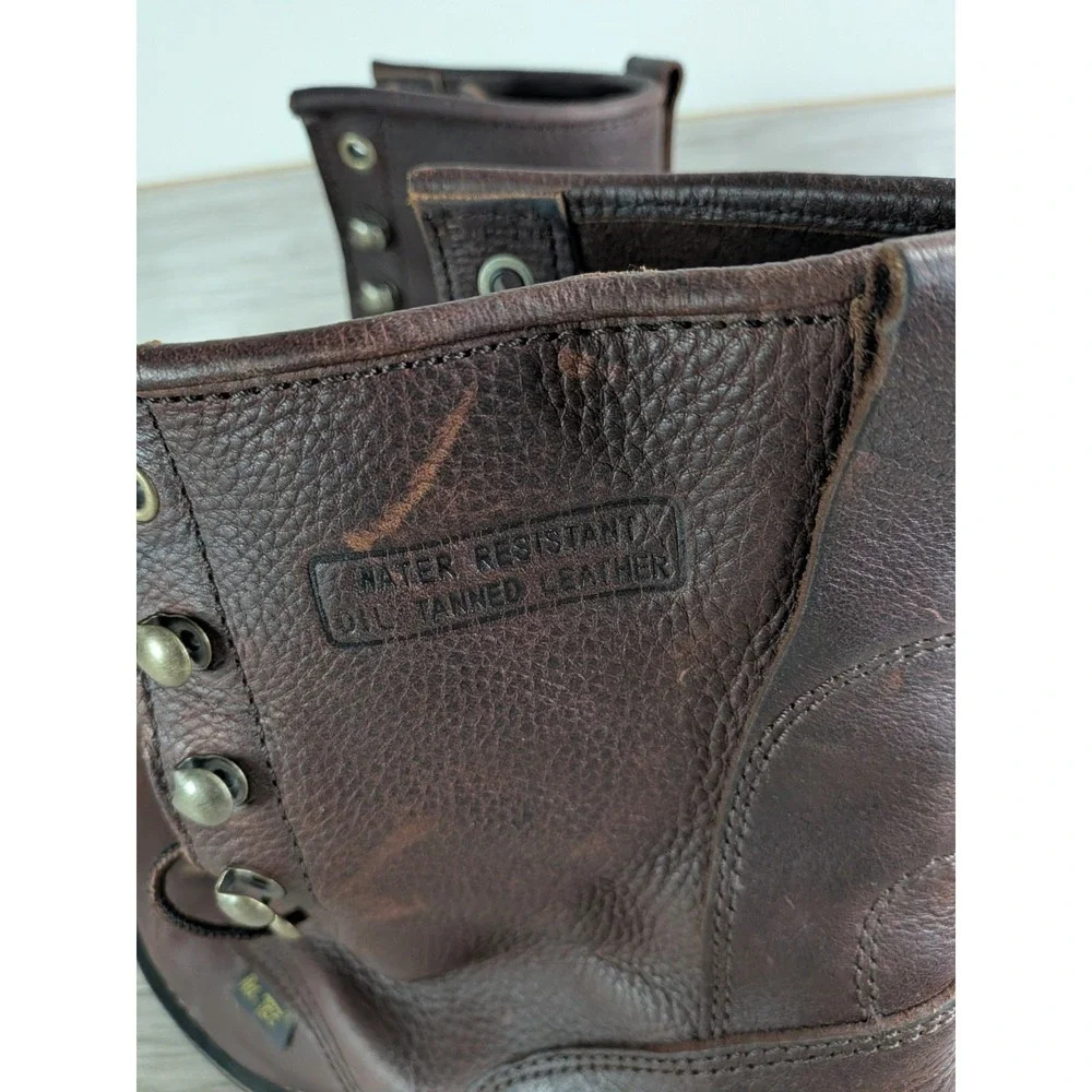 AdTec Packer Work Boot Tumble Chestnut Brown Leather 1173 Men's 11 W